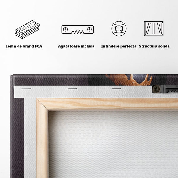 Tablou Canvas Premium LuxCanva® A1359, The Chocolate Girl , Ciocolata, Floare, Dormitor, Femeie, Living, Culori Vibrante