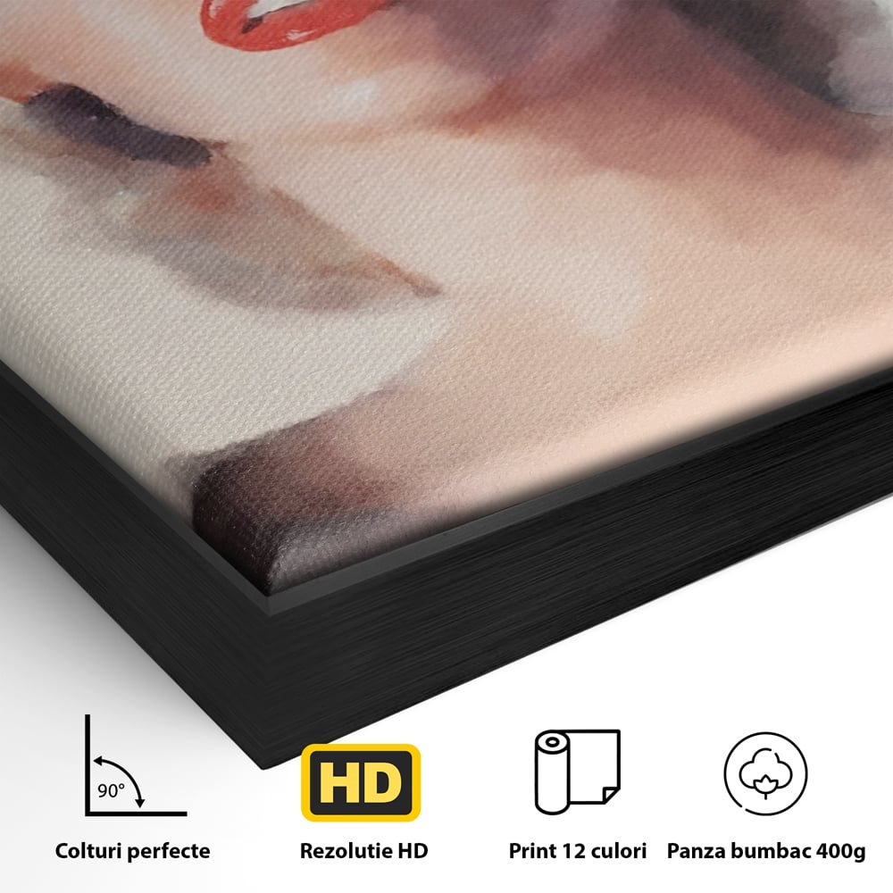 Tablou Canvas Premium LuxCanva® A1361, Marilyn Monroe ,  Living, Actrita, Sex Simbol, Diva, Cantareata, Dressing, Culori Vibrante