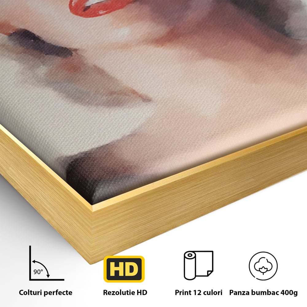 Tablou Canvas Premium LuxCanva® A1361, Marilyn Monroe ,  Living, Actrita, Sex Simbol, Diva, Cantareata, Dressing, Culori Vibrante