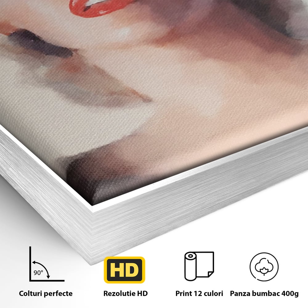 Tablou Canvas Premium LuxCanva® A1361, Marilyn Monroe ,  Living, Actrita, Sex Simbol, Diva, Cantareata, Dressing, Culori Vibrante