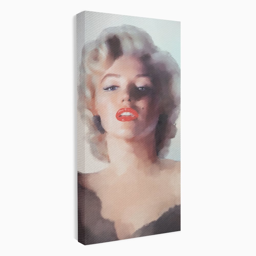 Tablou Canvas Premium LuxCanva® A1361, Marilyn Monroe ,  Living, Actrita, Sex Simbol, Diva, Cantareata, Dressing, Culori Vibrante