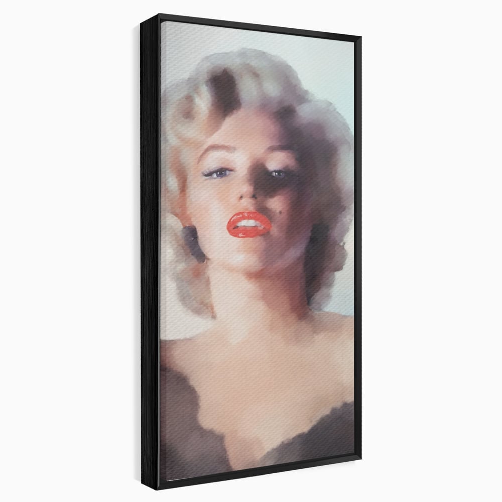 Tablou Canvas Premium LuxCanva® A1361, Marilyn Monroe ,  Living, Actrita, Sex Simbol, Diva, Cantareata, Dressing, Culori Vibrante