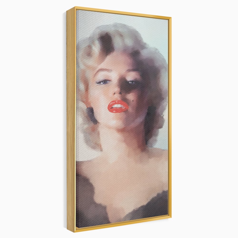 Tablou Canvas Premium LuxCanva® A1361, Marilyn Monroe ,  Living, Actrita, Sex Simbol, Diva, Cantareata, Dressing, Culori Vibrante