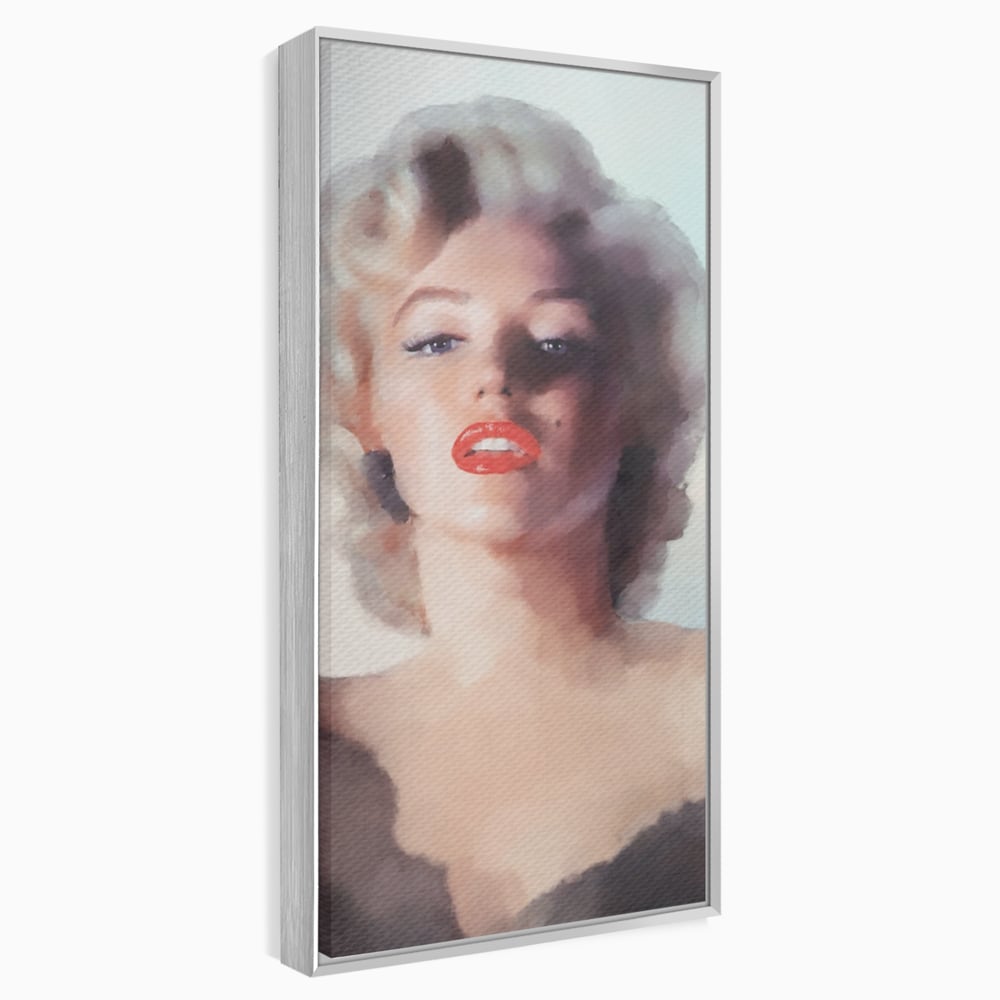 Tablou Canvas Premium LuxCanva® A1361, Marilyn Monroe ,  Living, Actrita, Sex Simbol, Diva, Cantareata, Dressing, Culori Vibrante