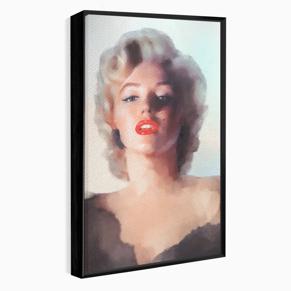 Tablou Canvas Premium LuxCanva® A1361, Marilyn Monroe ,  Living, Actrita, Sex Simbol, Diva, Cantareata, Dressing, Culori Vibrante