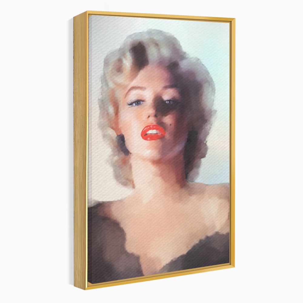 Tablou Canvas Premium LuxCanva® A1361, Marilyn Monroe ,  Living, Actrita, Sex Simbol, Diva, Cantareata, Dressing, Culori Vibrante
