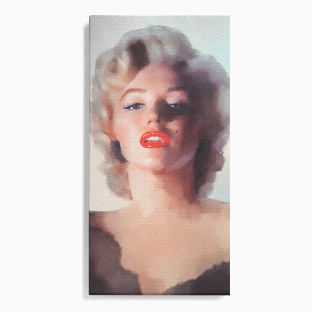 Tablou Canvas Premium LuxCanva® A1361, Marilyn Monroe ,  Living, Actrita, Sex Simbol, Diva, Cantareata, Dressing, Culori Vibrante
