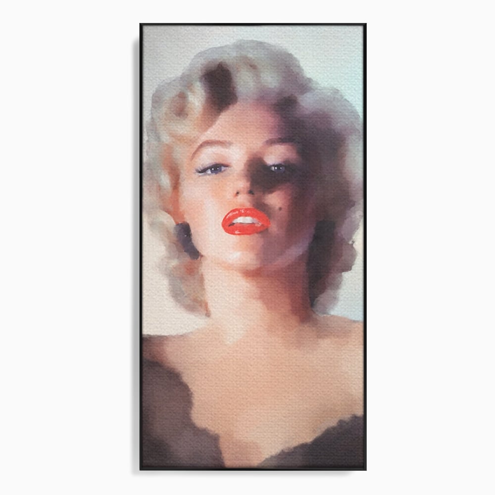 Tablou Canvas Premium LuxCanva® A1361, Marilyn Monroe ,  Living, Actrita, Sex Simbol, Diva, Cantareata, Dressing, Culori Vibrante