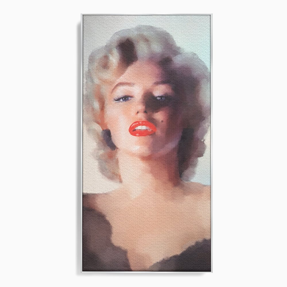Tablou Canvas Premium LuxCanva® A1361, Marilyn Monroe ,  Living, Actrita, Sex Simbol, Diva, Cantareata, Dressing, Culori Vibrante