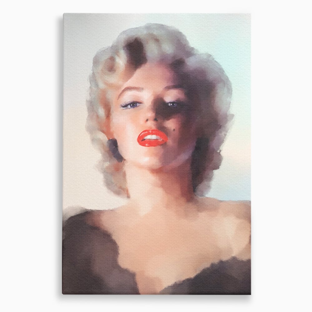 Tablou Canvas Premium LuxCanva® A1361, Marilyn Monroe ,  Living, Actrita, Sex Simbol, Diva, Cantareata, Dressing, Culori Vibrante