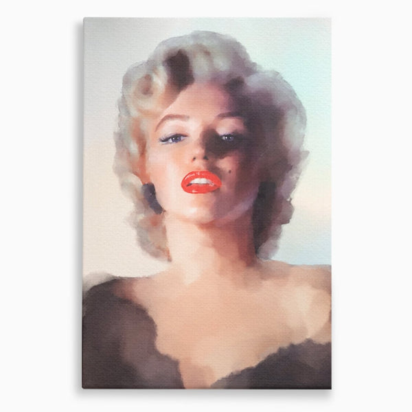 Tablou Canvas Premium LuxCanva® A1361, Marilyn Monroe ,  Living, Actrita, Sex Simbol, Diva, Cantareata, Dressing, Culori Vibrante