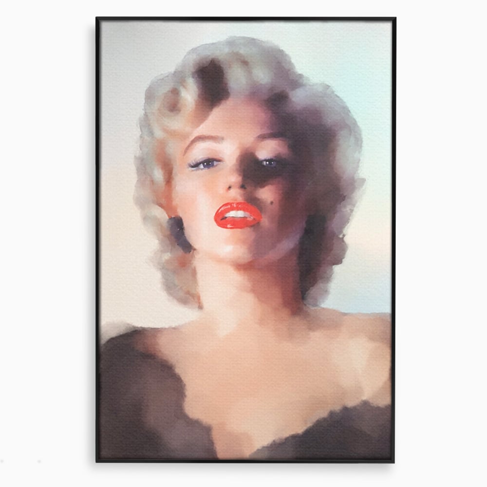 Tablou Canvas Premium LuxCanva® A1361, Marilyn Monroe ,  Living, Actrita, Sex Simbol, Diva, Cantareata, Dressing, Culori Vibrante