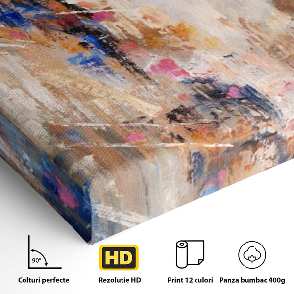 Leinwandbilder LuxCanva Premium Leinwandbilder® A1363, Portrait Blau, Wohnen, Frau, Chip, Mehrfarbig, Schönheit, Schlafzimmer, Lebendige Farben
