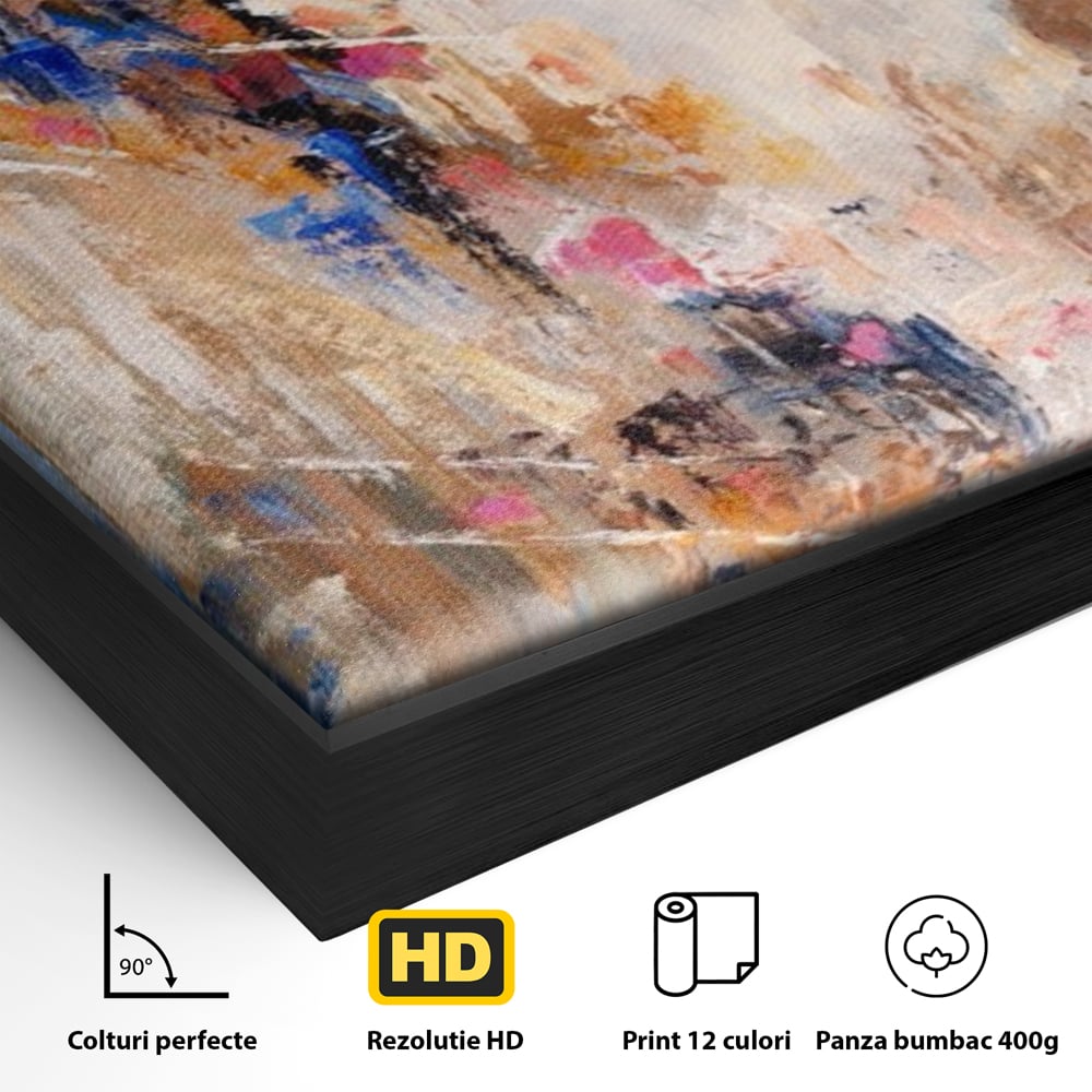 Leinwandbilder LuxCanva Premium Leinwandbilder® A1363, Portrait Blau, Wohnen, Frau, Chip, Mehrfarbig, Schönheit, Schlafzimmer, Lebendige Farben