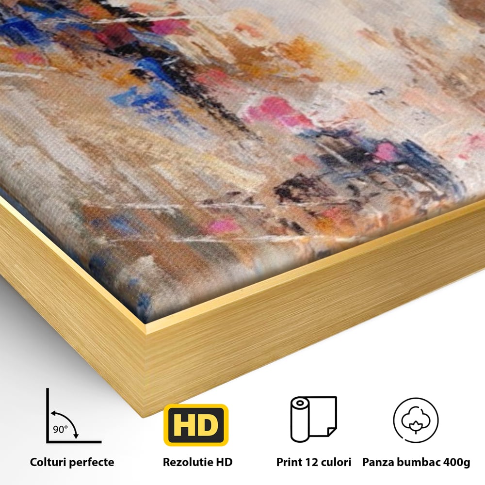 Leinwandbilder LuxCanva Premium Leinwandbilder® A1363, Portrait Blau, Wohnen, Frau, Chip, Mehrfarbig, Schönheit, Schlafzimmer, Lebendige Farben