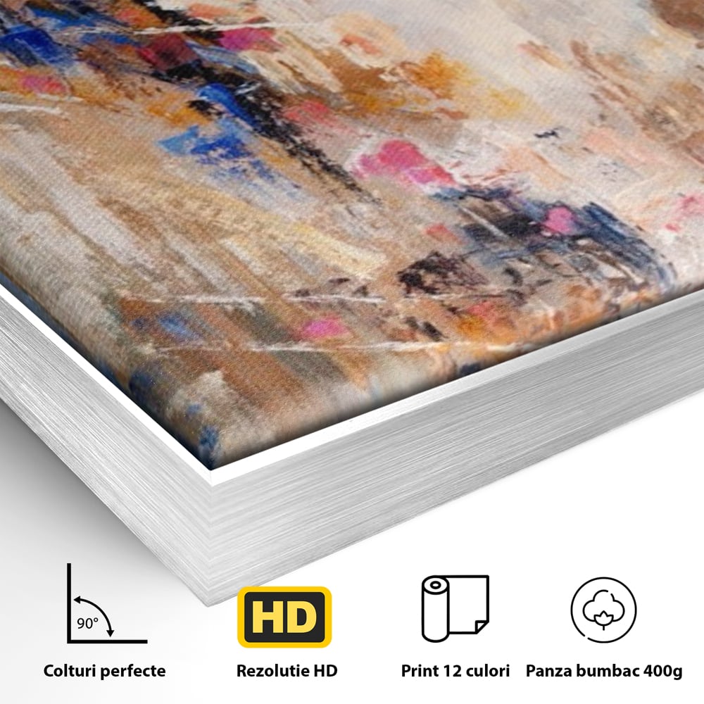 Leinwandbilder LuxCanva Premium Leinwandbilder® A1363, Portrait Blau, Wohnen, Frau, Chip, Mehrfarbig, Schönheit, Schlafzimmer, Lebendige Farben