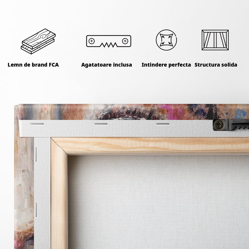 Leinwandbilder LuxCanva Premium Leinwandbilder® A1363, Portrait Blau, Wohnen, Frau, Chip, Mehrfarbig, Schönheit, Schlafzimmer, Lebendige Farben