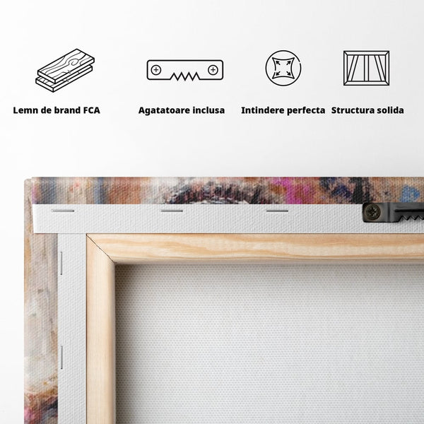 Leinwandbilder LuxCanva Premium Leinwandbilder® A1363, Portrait Blau, Wohnen, Frau, Chip, Mehrfarbig, Schönheit, Schlafzimmer, Lebendige Farben