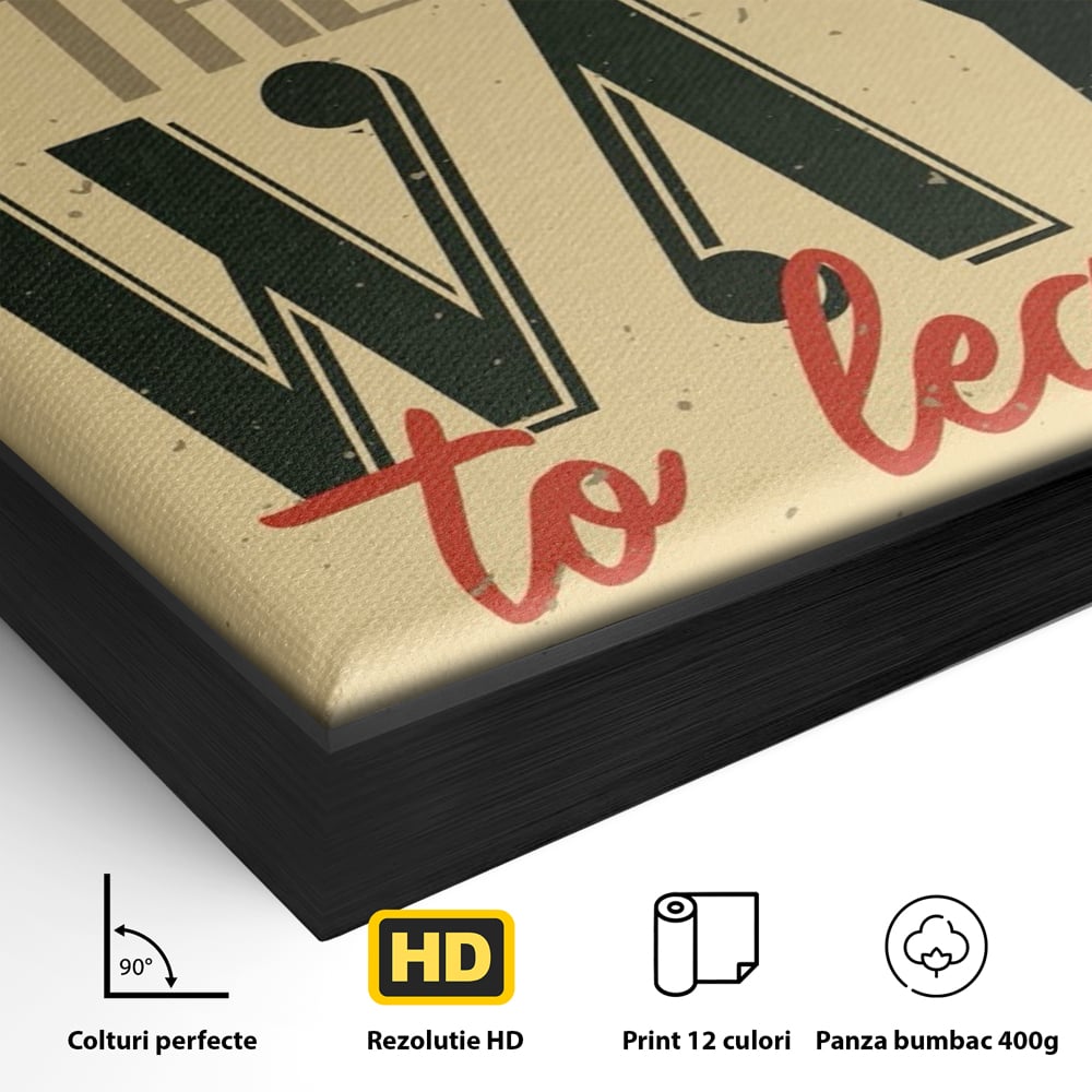 Tablou Canvas Premium LuxCanva® A1369, Failure Is The Best ,  Birou, Echipa, Motivational, Succes, Culori Vibrante