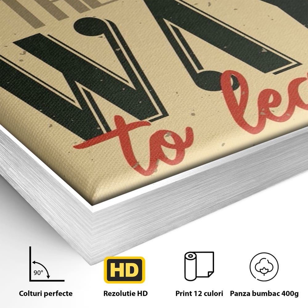 Tablou Canvas Premium LuxCanva® A1369, Failure Is The Best ,  Birou, Echipa, Motivational, Succes, Culori Vibrante