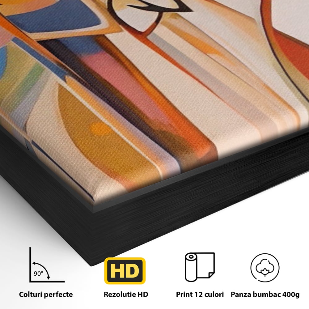 Tablou Canvas Premium LuxCanva® A1379, Family ,Dormitor, Cuplu, Iubire, Abstract, Living, Culori Vibrante