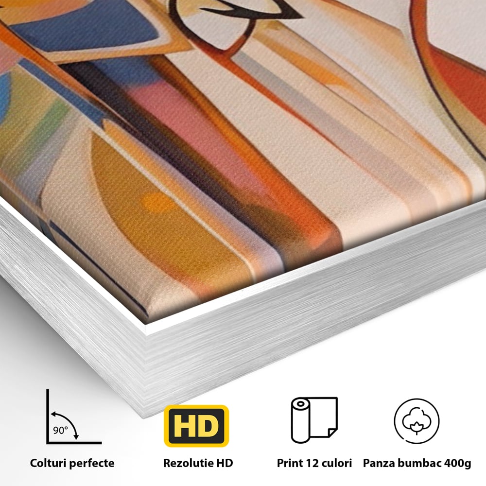 Tablou Canvas Premium LuxCanva® A1379, Family ,Dormitor, Cuplu, Iubire, Abstract, Living, Culori Vibrante