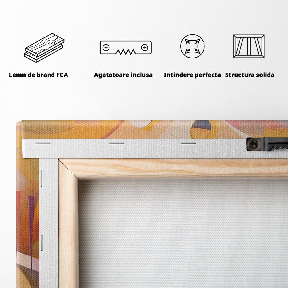 Tablou Canvas Premium LuxCanva® A1379, Family ,Dormitor, Cuplu, Iubire, Abstract, Living, Culori Vibrante