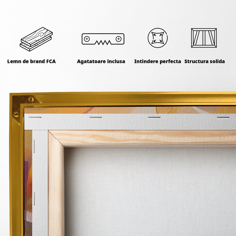 Tablou Canvas Premium LuxCanva® A1379, Family ,Dormitor, Cuplu, Iubire, Abstract, Living, Culori Vibrante