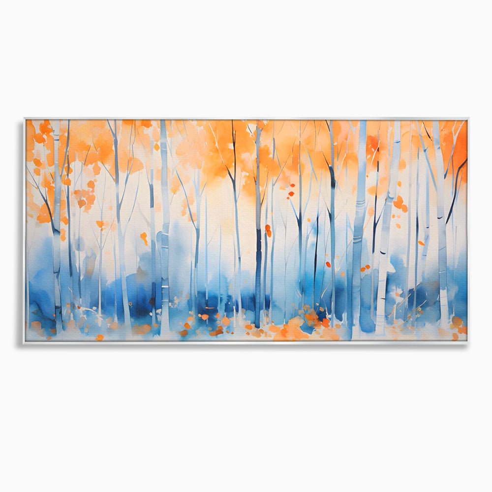Tablou Canvas Premium LuxCanva® A1382, In Culorile Toamnei , Living, Padure, Natura, Copaci, Dormitor, Culori Vibrante