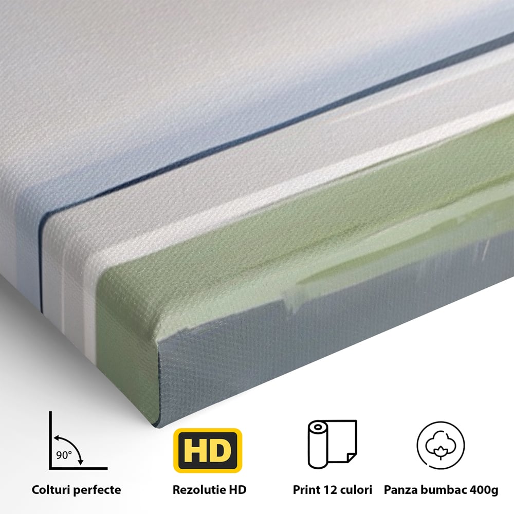 Tablou Canvas Premium LuxCanva® A1384, Orizont ,  Living, Peisaj, Campie, Natura, Dormitor, Culori Vibrante