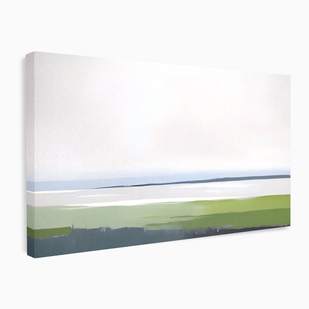 Tablou Canvas Premium LuxCanva® A1384, Orizont ,  Living, Peisaj, Campie, Natura, Dormitor, Culori Vibrante