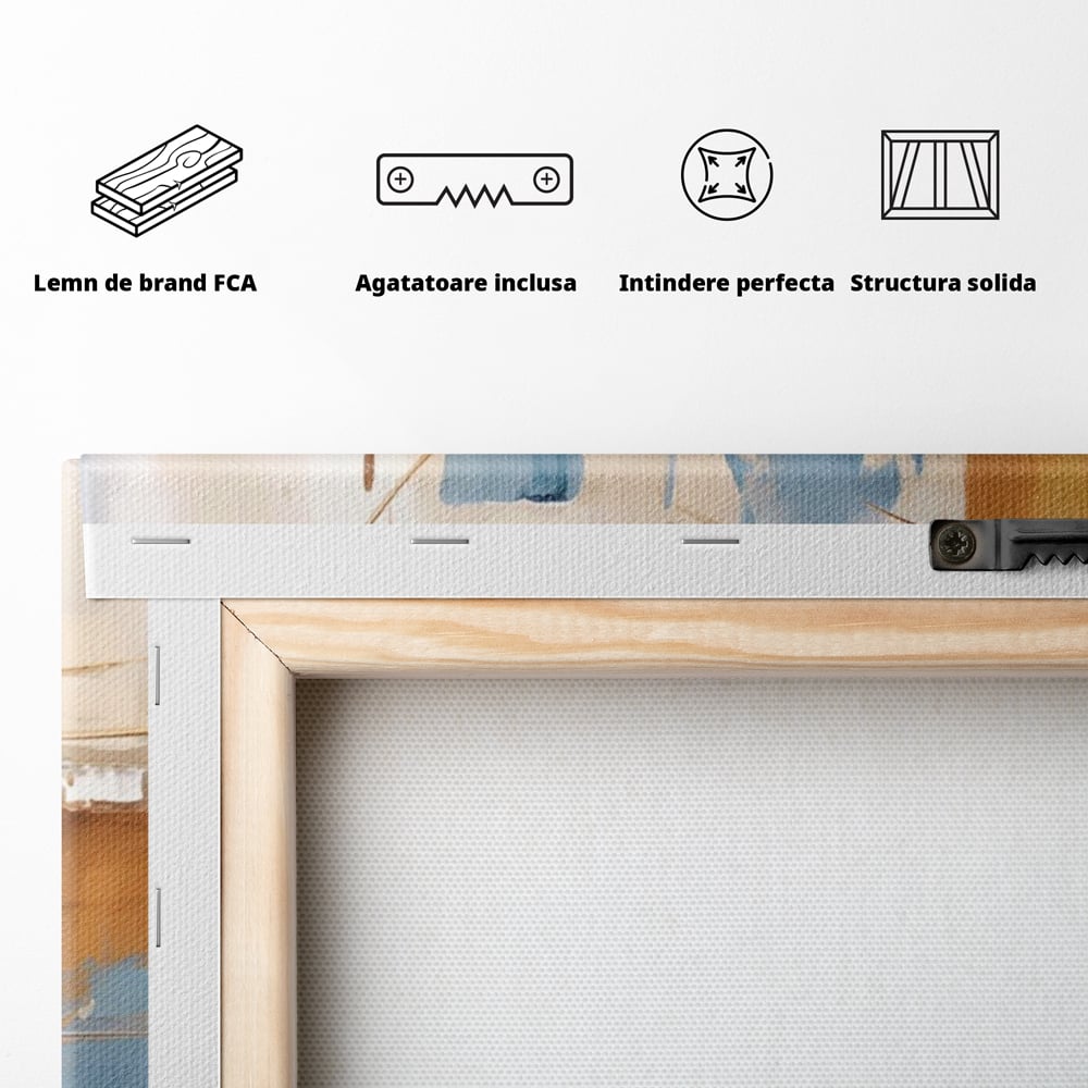 Tablou Canvas Premium LuxCanva® A1389, Sfera , Living, Univers, Decorativ, Arta Moderna, Dormitor, Culori Vibrante