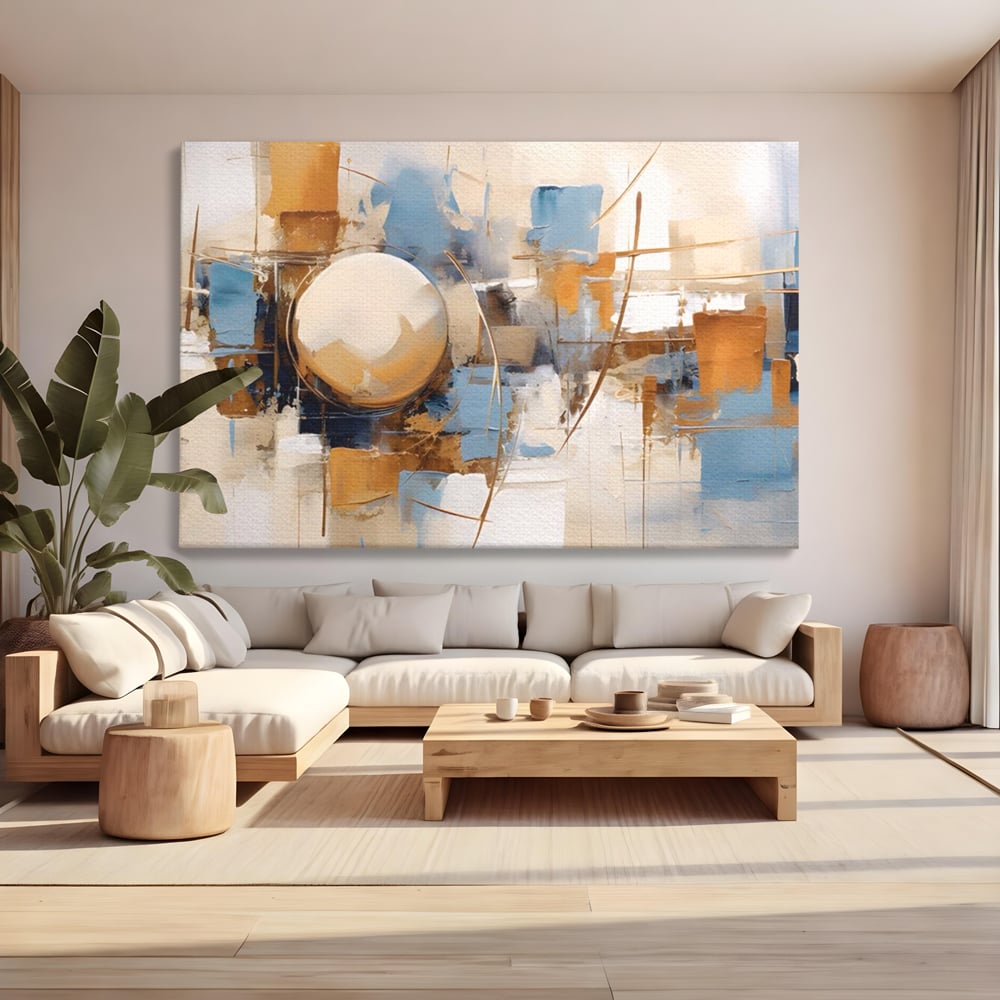 Tablou Canvas Premium LuxCanva® A1389, Sfera , Living, Univers, Decorativ, Arta Moderna, Dormitor, Culori Vibrante