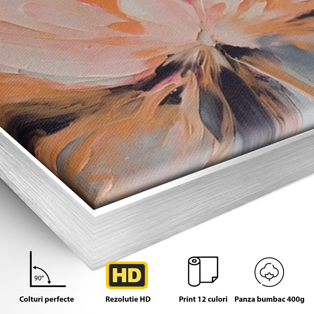 Tablou Canvas Premium, LuxCanva® A1395, Petale Cu Parfum, Dormitor, Floare, Pastel, Decorativ, Culori Vibrante