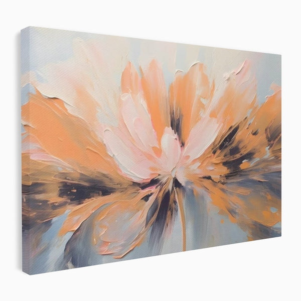 Tablou Canvas Premium, LuxCanva® A1395, Petale Cu Parfum, Dormitor, Floare, Pastel, Decorativ, Culori Vibrante