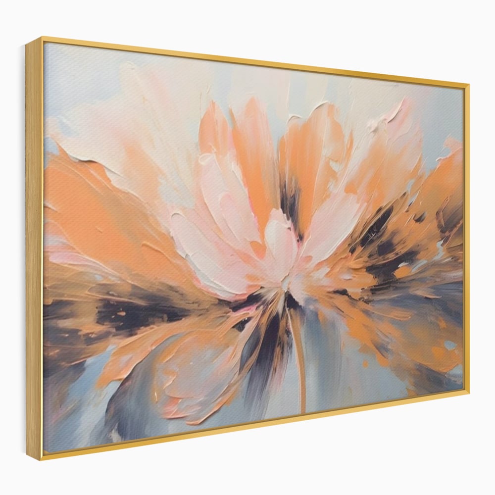 Tablou Canvas Premium, LuxCanva® A1395, Petale Cu Parfum, Dormitor, Floare, Pastel, Decorativ, Culori Vibrante