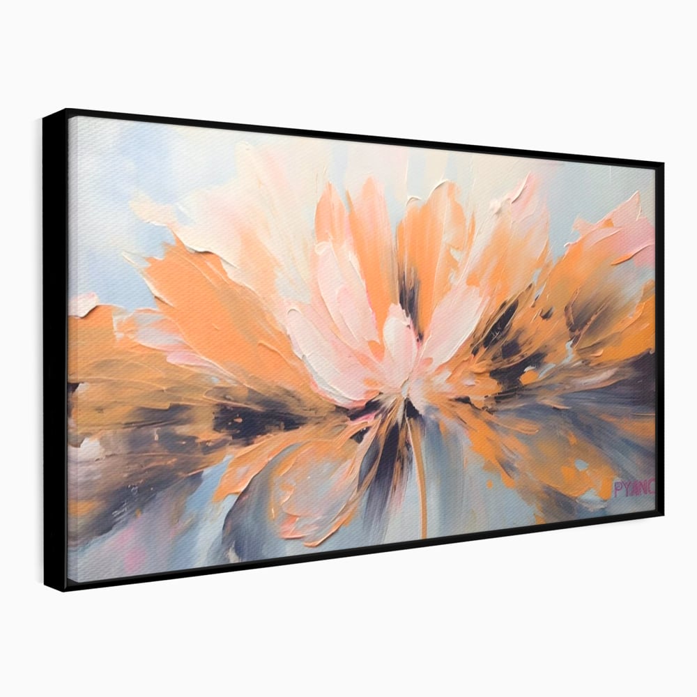 Tablou Canvas Premium, LuxCanva® A1395, Petale Cu Parfum, Dormitor, Floare, Pastel, Decorativ, Culori Vibrante