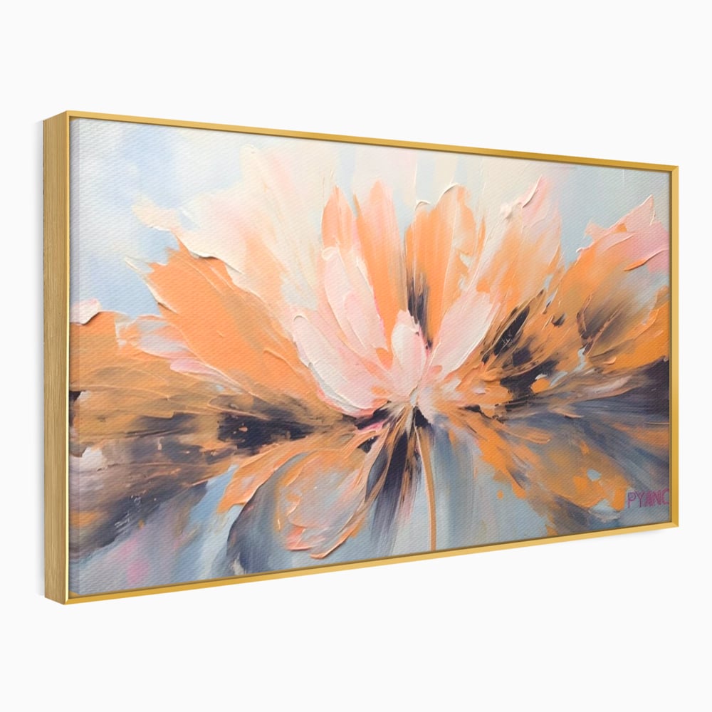 Tablou Canvas Premium, LuxCanva® A1395, Petale Cu Parfum, Dormitor, Floare, Pastel, Decorativ, Culori Vibrante