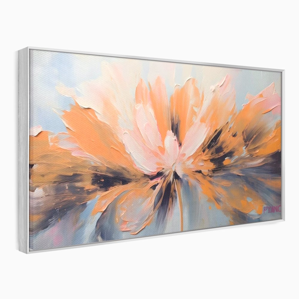 Tablou Canvas Premium, LuxCanva® A1395, Petale Cu Parfum, Dormitor, Floare, Pastel, Decorativ, Culori Vibrante