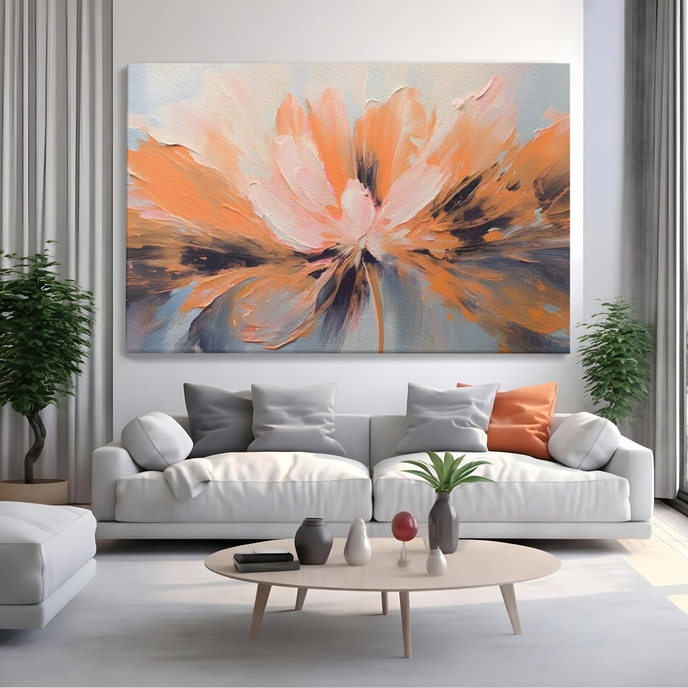 Tablou Canvas Premium, LuxCanva® A1395, Petale Cu Parfum, Dormitor, Floare, Pastel, Decorativ, Culori Vibrante