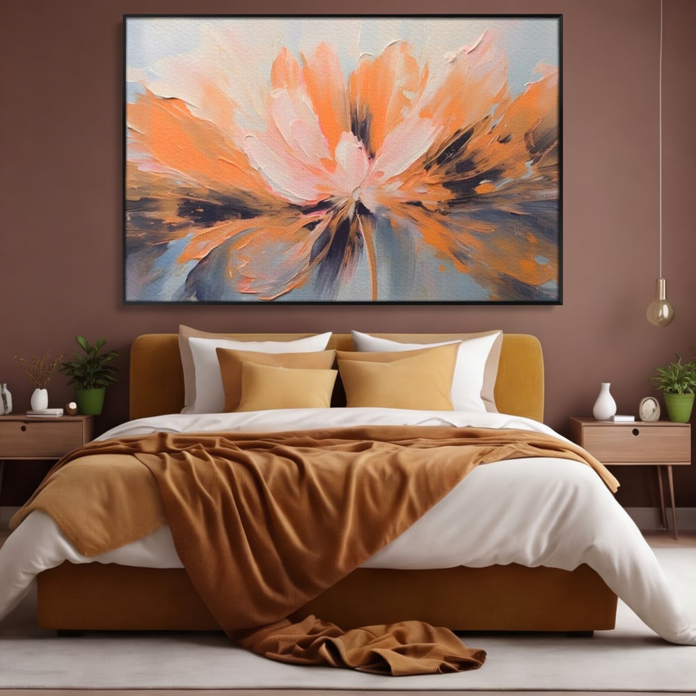 Tablou Canvas Premium, LuxCanva® A1395, Petale Cu Parfum, Dormitor, Floare, Pastel, Decorativ, Culori Vibrante