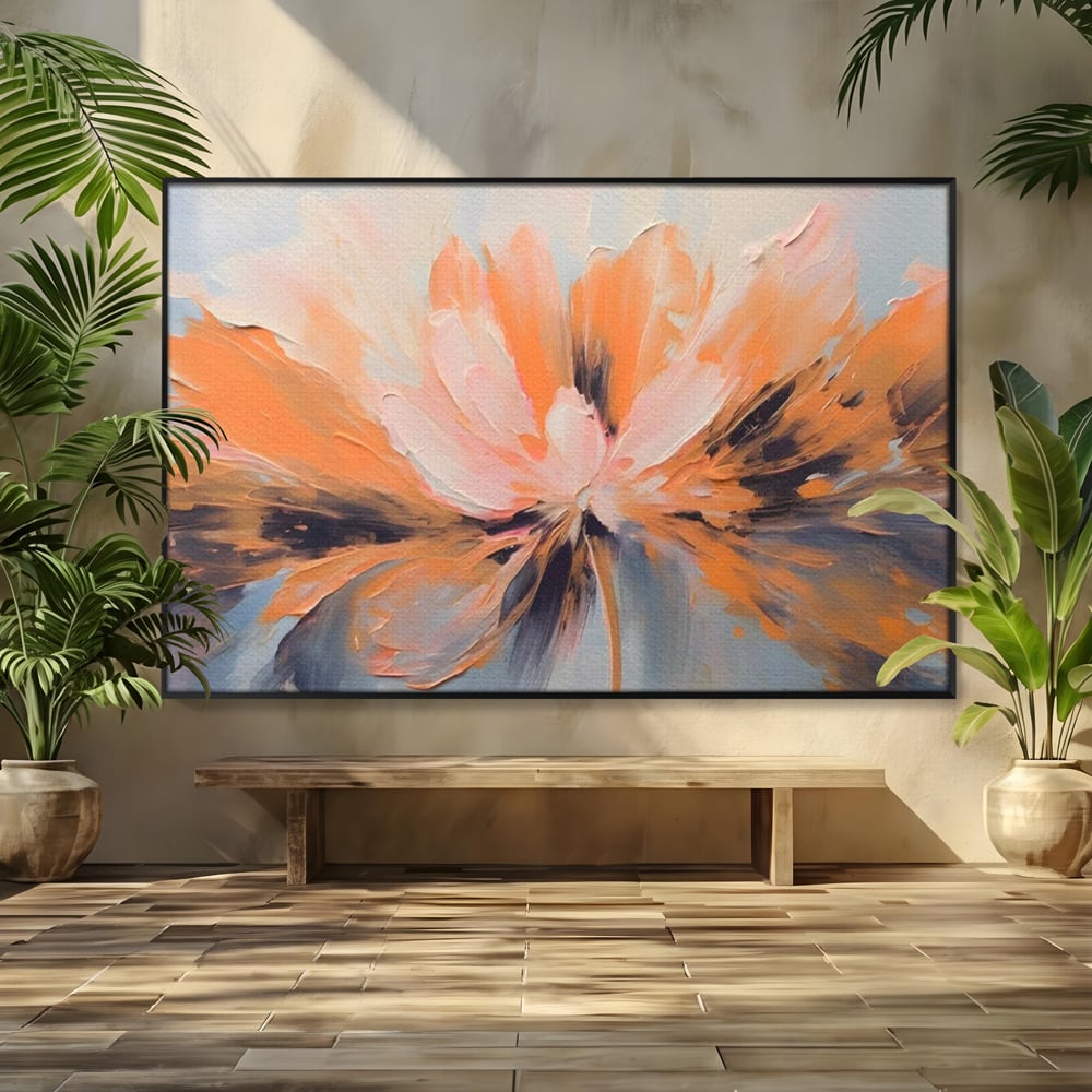 Tablou Canvas Premium, LuxCanva® A1395, Petale Cu Parfum, Dormitor, Floare, Pastel, Decorativ, Culori Vibrante