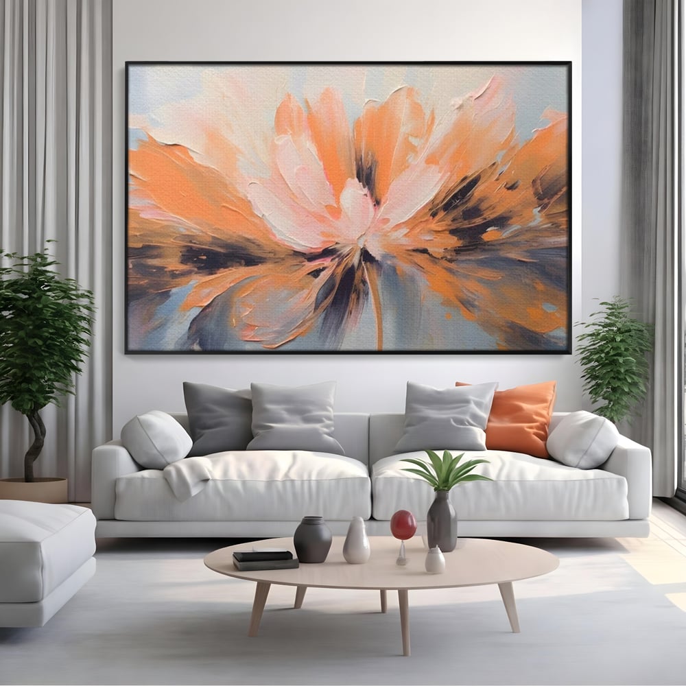Tablou Canvas Premium, LuxCanva® A1395, Petale Cu Parfum, Dormitor, Floare, Pastel, Decorativ, Culori Vibrante
