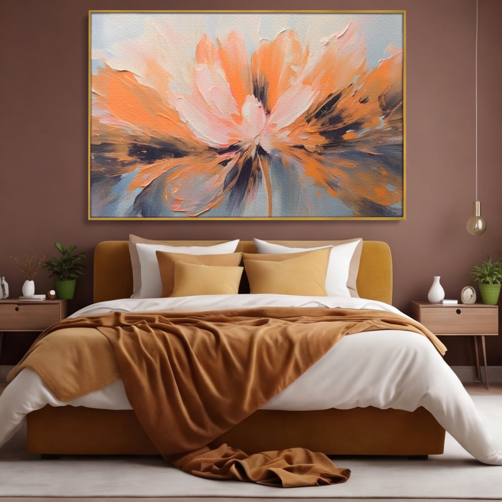 Tablou Canvas Premium, LuxCanva® A1395, Petale Cu Parfum, Dormitor, Floare, Pastel, Decorativ, Culori Vibrante