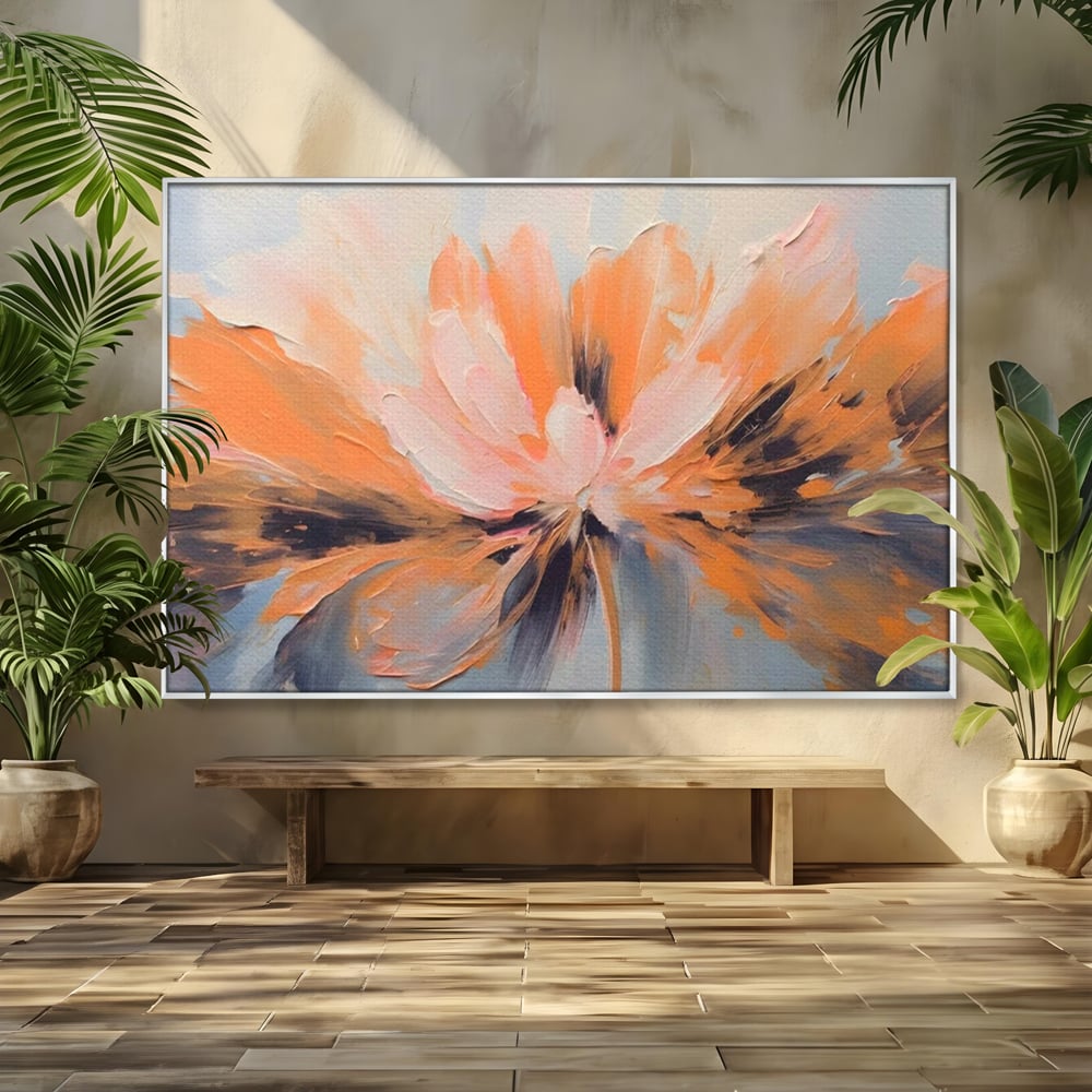 Tablou Canvas Premium, LuxCanva® A1395, Petale Cu Parfum, Dormitor, Floare, Pastel, Decorativ, Culori Vibrante