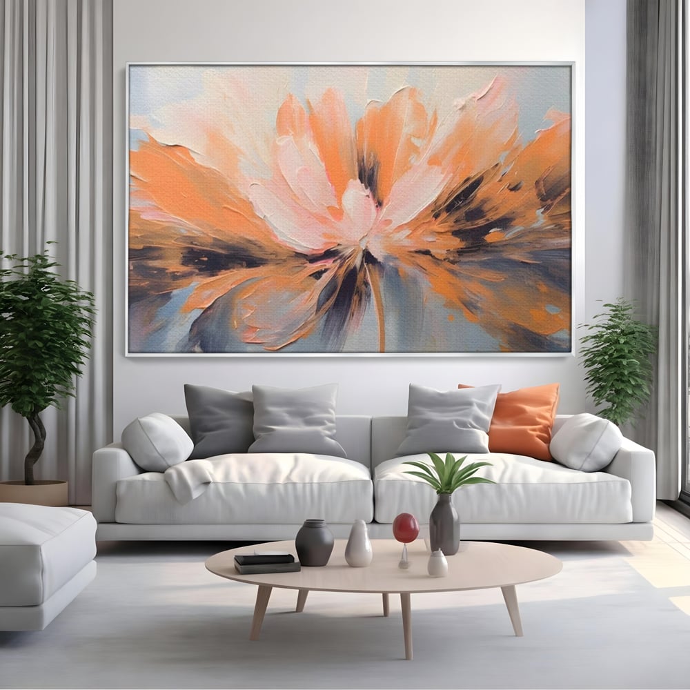 Tablou Canvas Premium, LuxCanva® A1395, Petale Cu Parfum, Dormitor, Floare, Pastel, Decorativ, Culori Vibrante