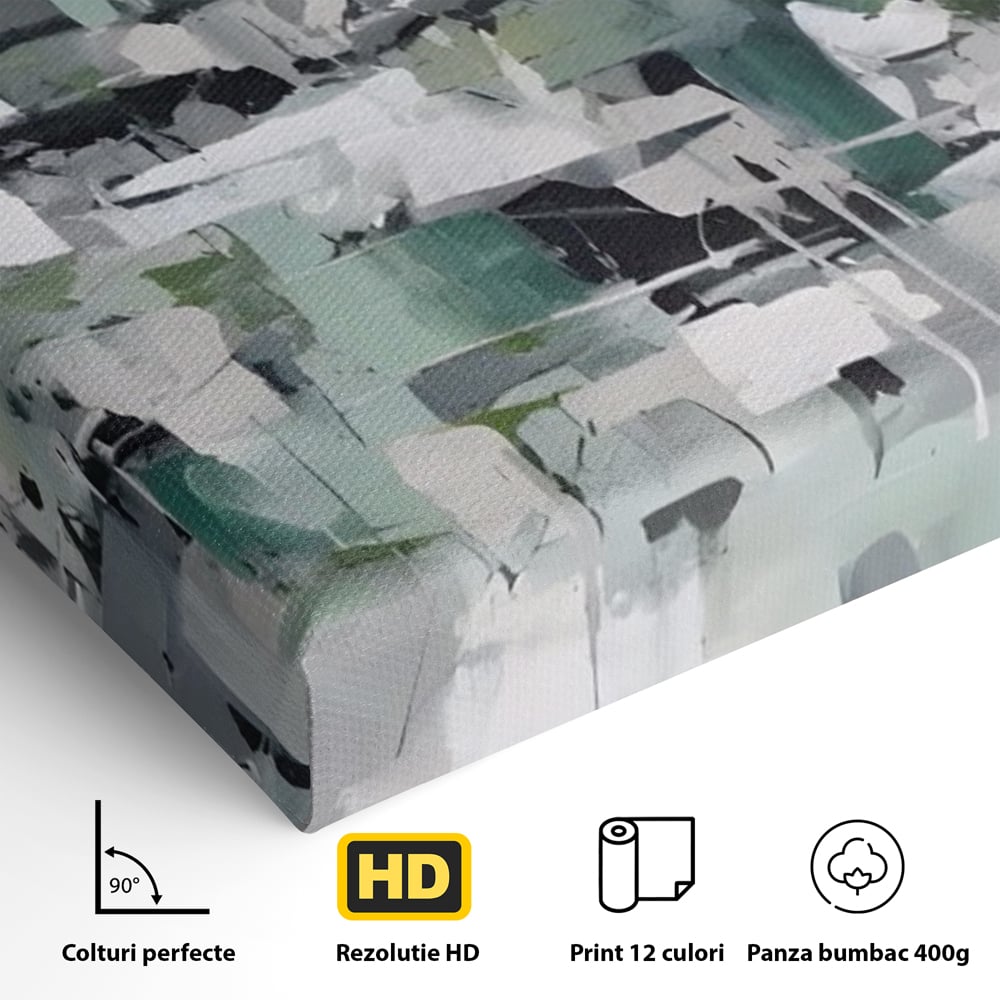 Tablou Canvas Premium LuxCanva® A1396, Colored Squares , Dormitor, Abstract, Patrate, Arta, Living, Room, Culori Vibrante