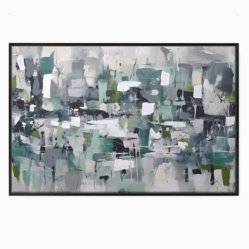 Tablou Canvas Premium LuxCanva® A1396, Colored Squares , Dormitor, Abstract, Patrate, Arta, Living, Room, Culori Vibrante