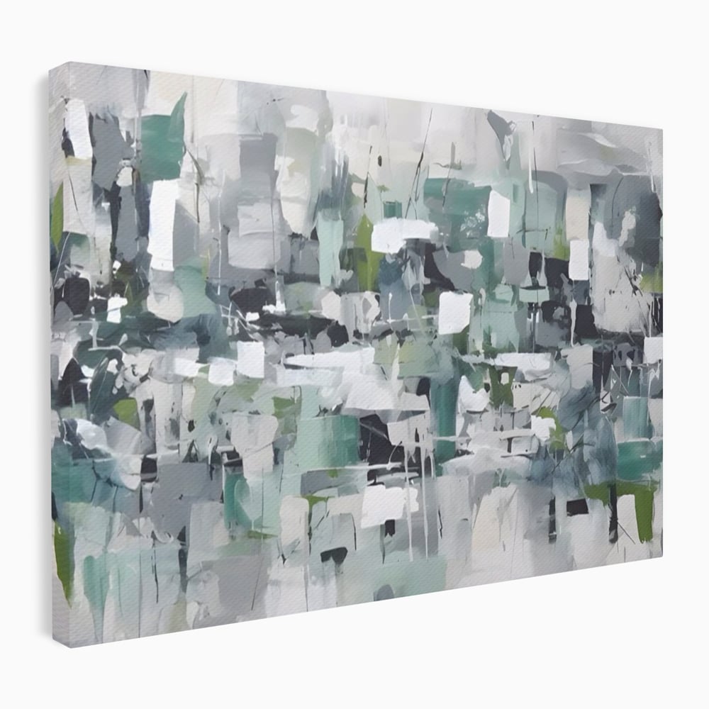 Tablou Canvas Premium LuxCanva® A1396, Colored Squares , Dormitor, Abstract, Patrate, Arta, Living, Room, Culori Vibrante