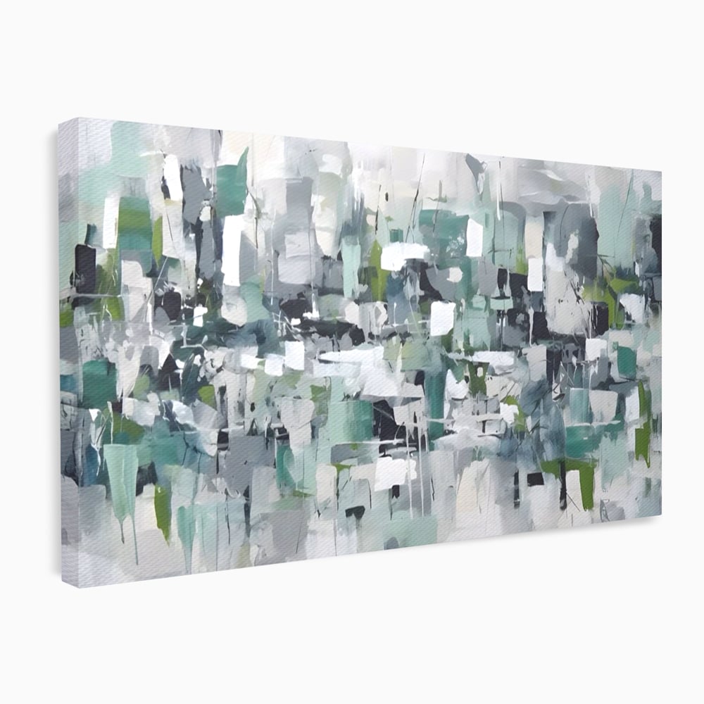 Tablou Canvas Premium LuxCanva® A1396, Colored Squares , Dormitor, Abstract, Patrate, Arta, Living, Room, Culori Vibrante